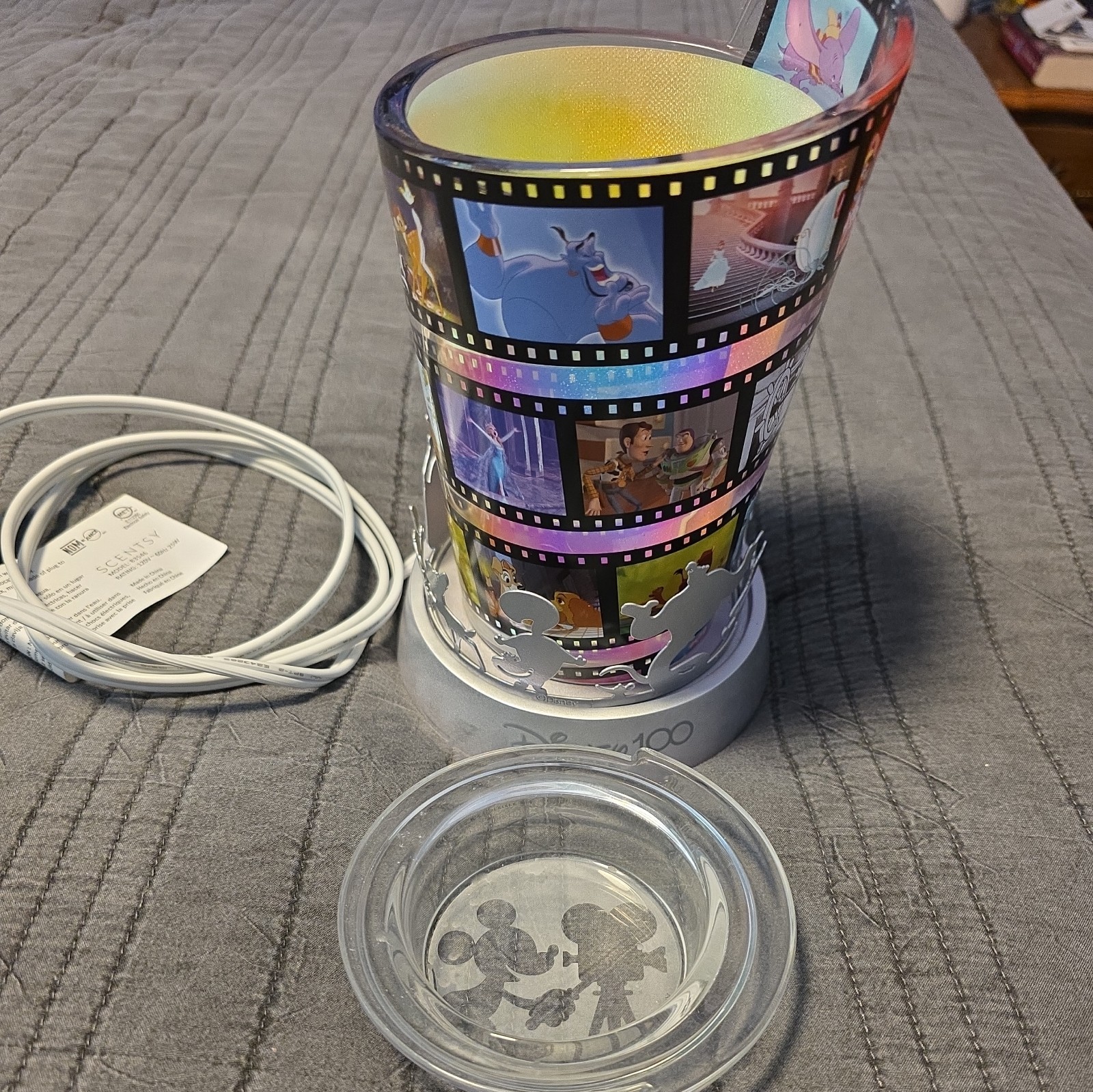 RETIRED Scentsy Disney 100th Anniversary Celebration Warmer LIMITED RARE NEW