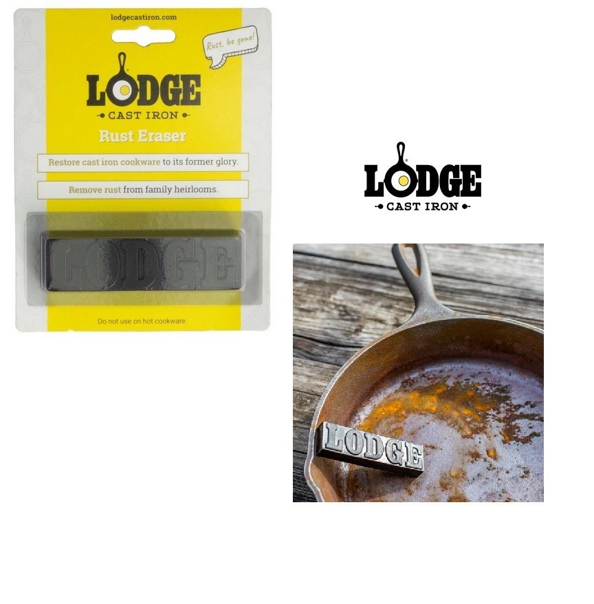 LODGE Rust Eraser  / restore your rusty cast iron cookware  --  Ships Free
