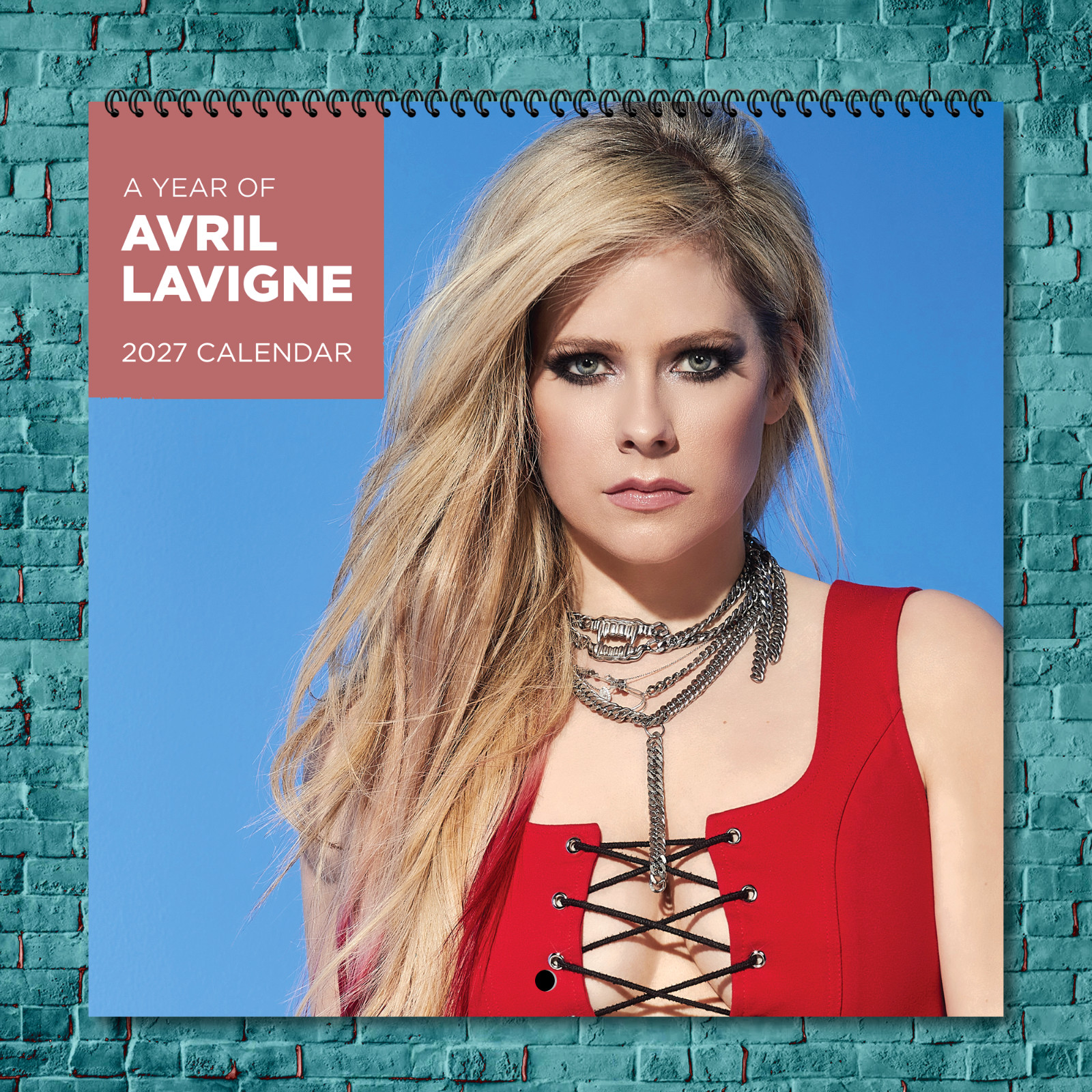 Avril Lavigne 2027 Wall Calendar 12 Month Celebrity Photo Fan Collectible