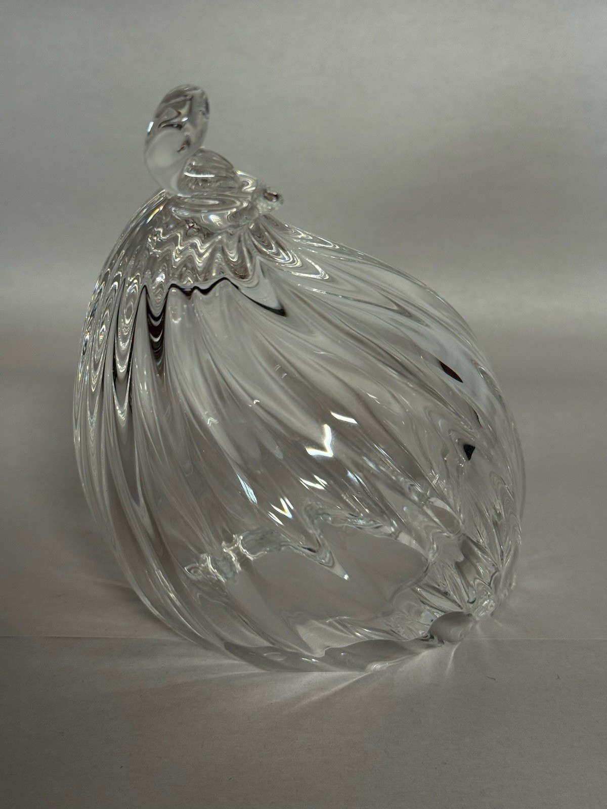 Mint 20th C. Signed Steuben Crystal Quail Sculptural Paperweight Donald Pollard