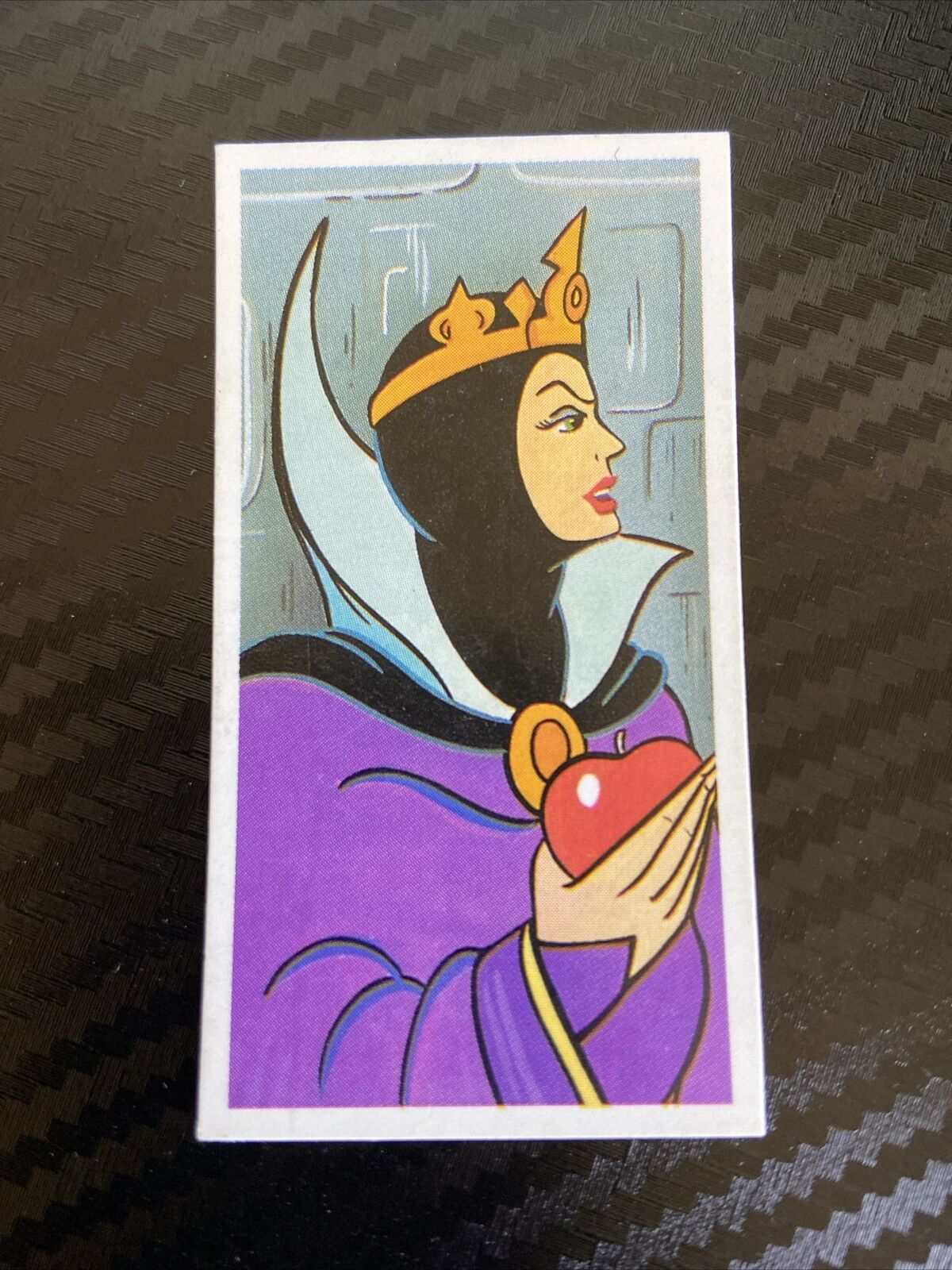 1989 Brooke Bond WICKED QUEEN/WITCH Trading Card 2 Magical World Of Disney 