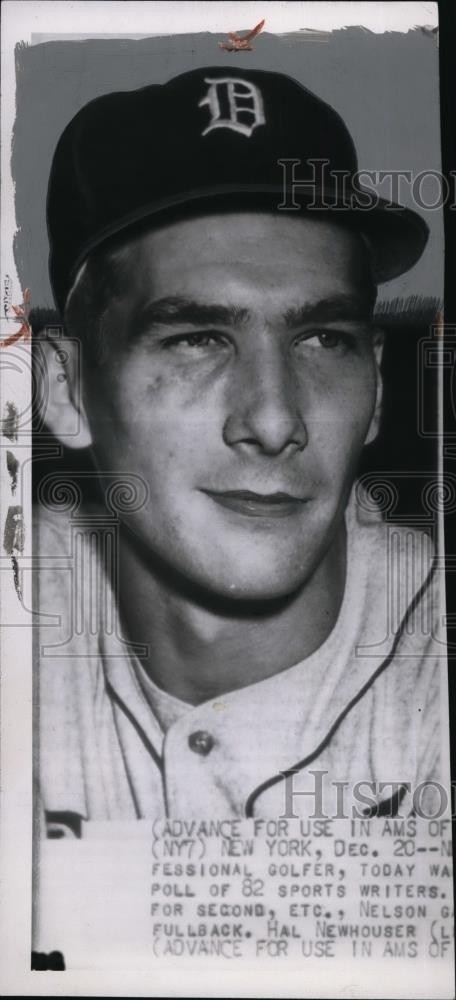 1948 Press Photo Hal Newhauser of the Detroit Tigers - net02354