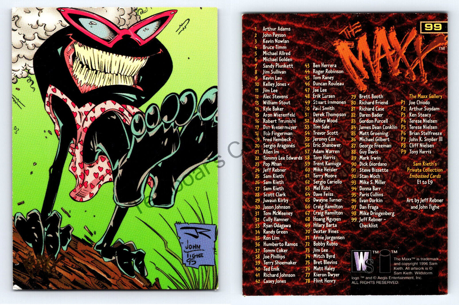 1996 WildStorm 🌟 The MAXX 🌟 74 Trading Cards Lot (68 distinct) 🌟 2 Promo [B1]