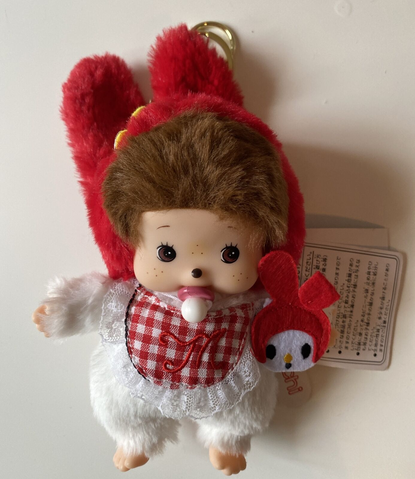 monchichi doll  Costume my Melody  Dress  keychain