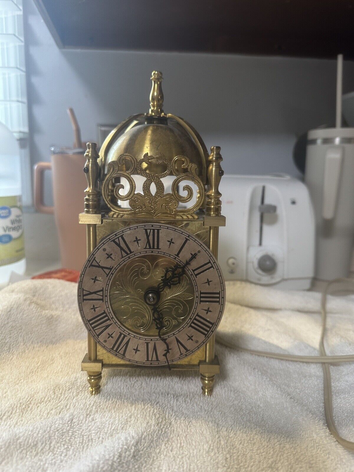 french style old clock vintage