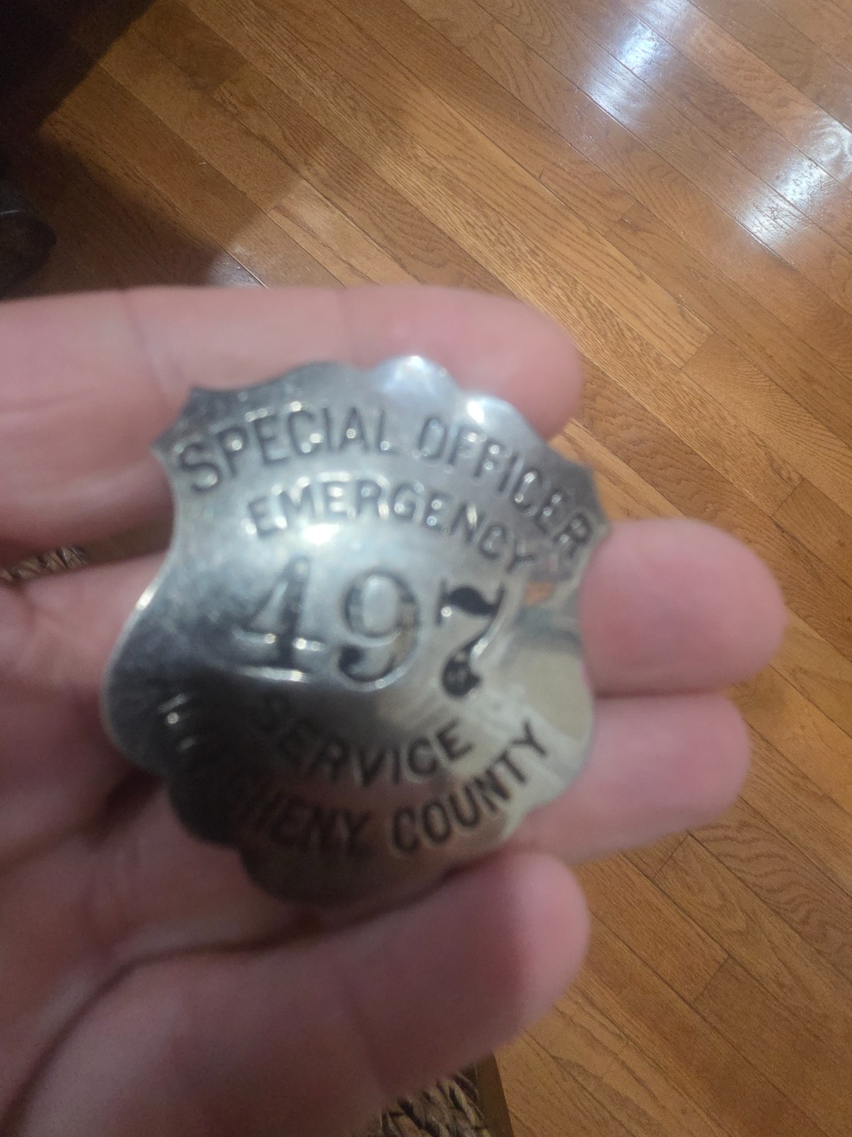 Vtg Obsolete special officer emergency Allegheny county