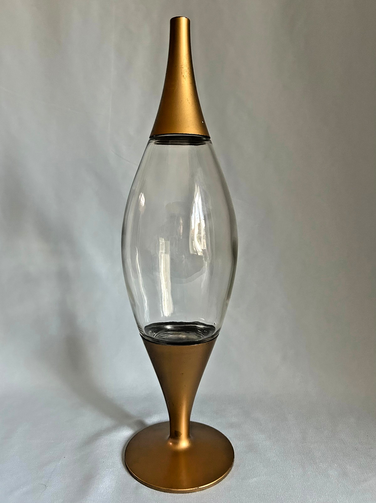 Vintage 1950's Whiskey Decanter Space Age Atomic Sputnik D-10 Old Forester