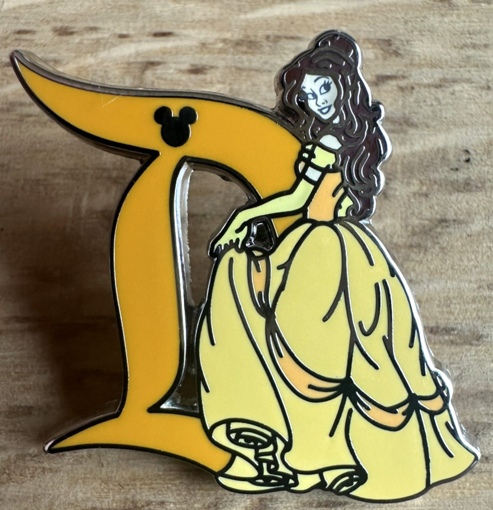DLR Belle Disneyland D Beauty and the Beast 2024 Hidden Mickey Disney Pin 