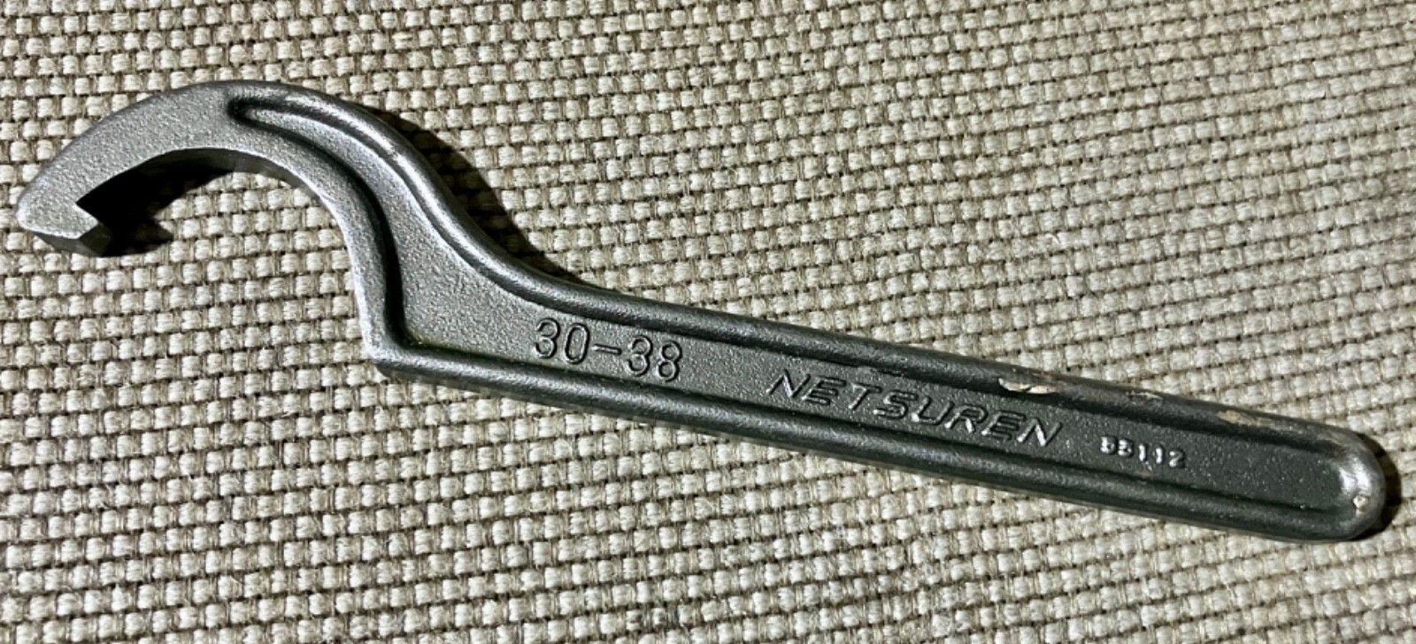 Vintage Netsuren Hook Spanner Wrench 30-38