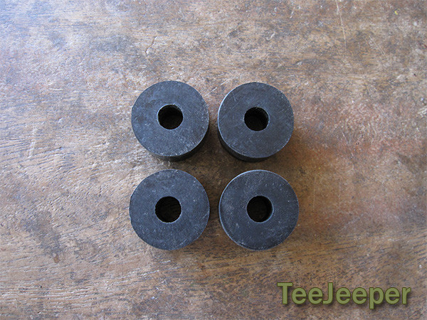 4 x new Bushing Front Shock Absorber Jeep M151 A1 A2 10950859