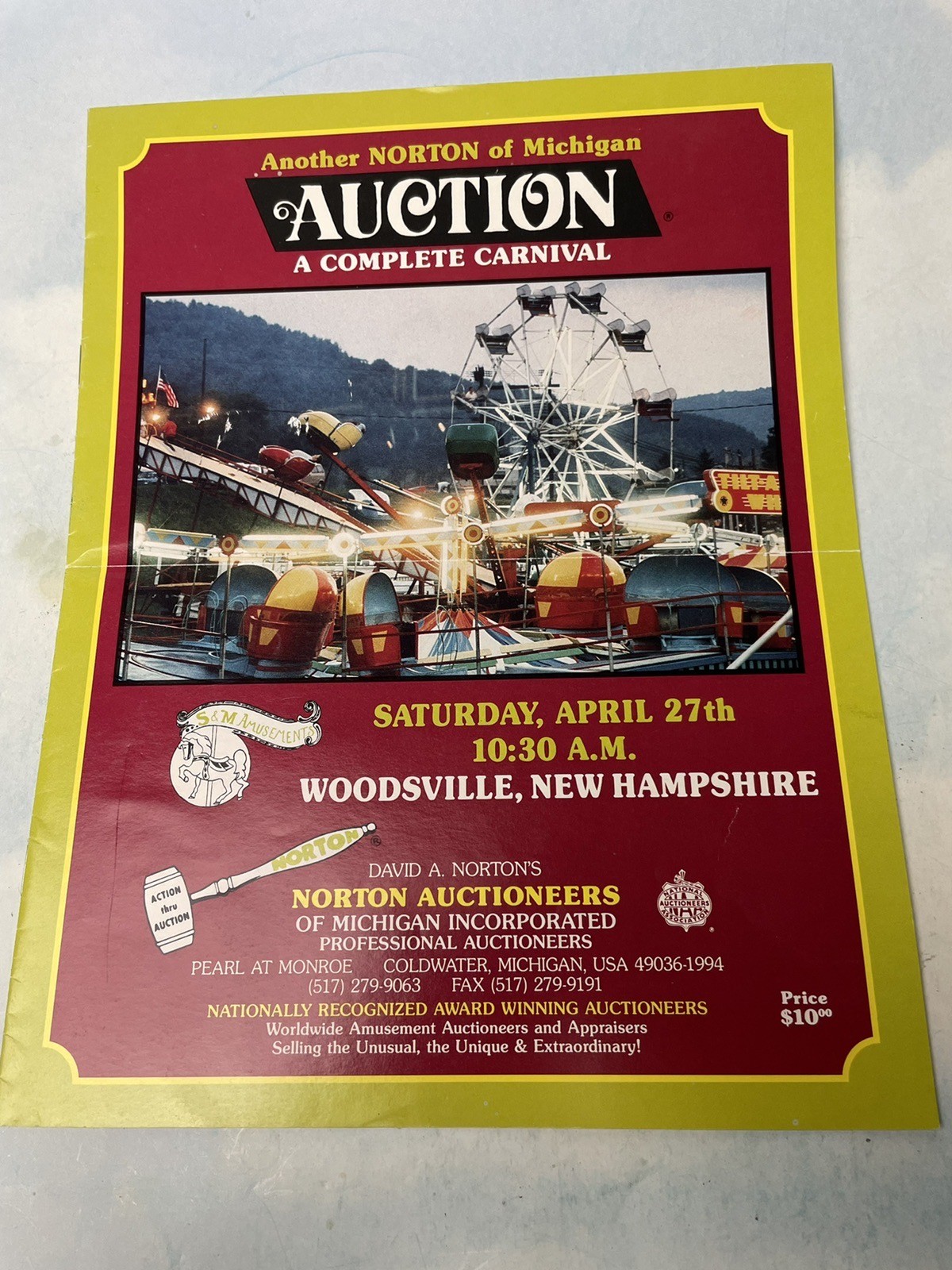 1991 S and M Amusements Woodsville New Hampshire NH Carnival Equipment Auction