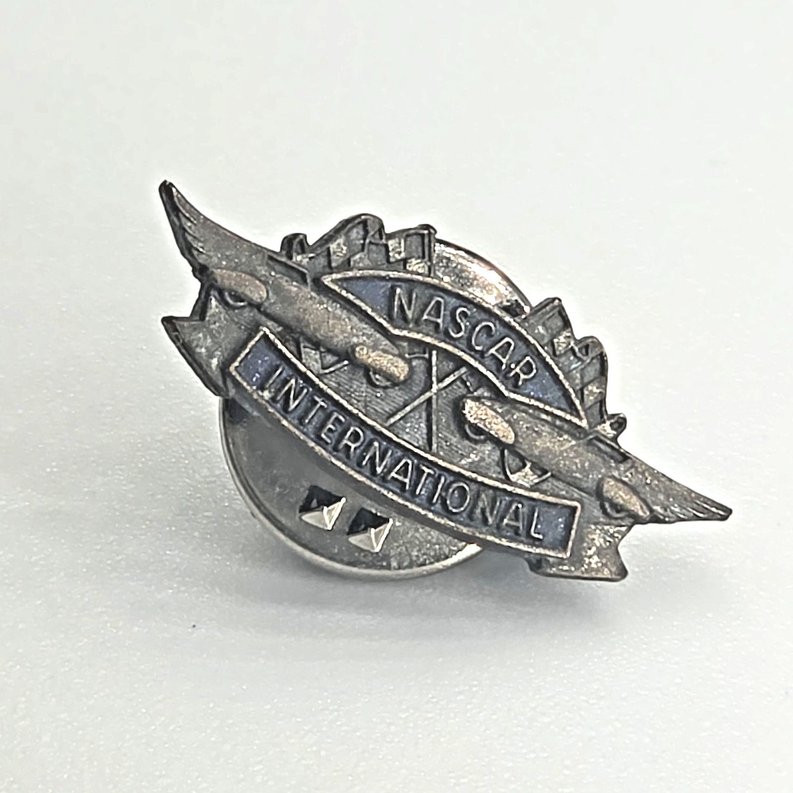 Very Old Vintage Nascar International Small Pewter Pin