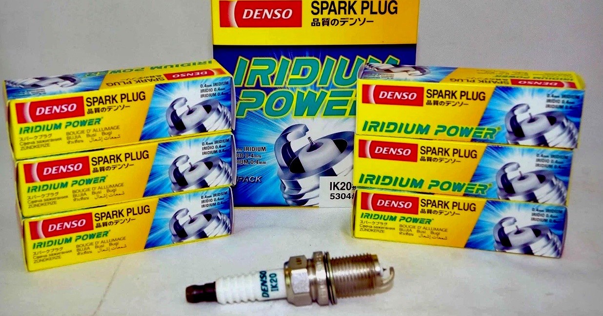 Denso IK20 Iridium Power Spark Plugs - 6 PCS NEW IN THE FACTORY SEALED PACKAGE