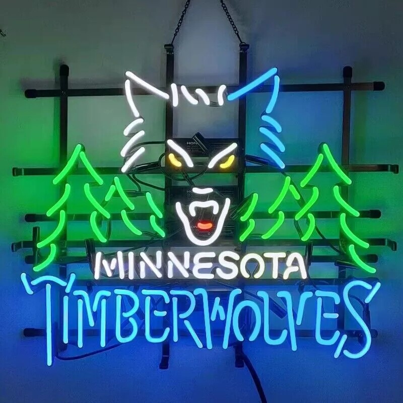 Minnesota Timberwolves Sports Neon Light Sign 24\