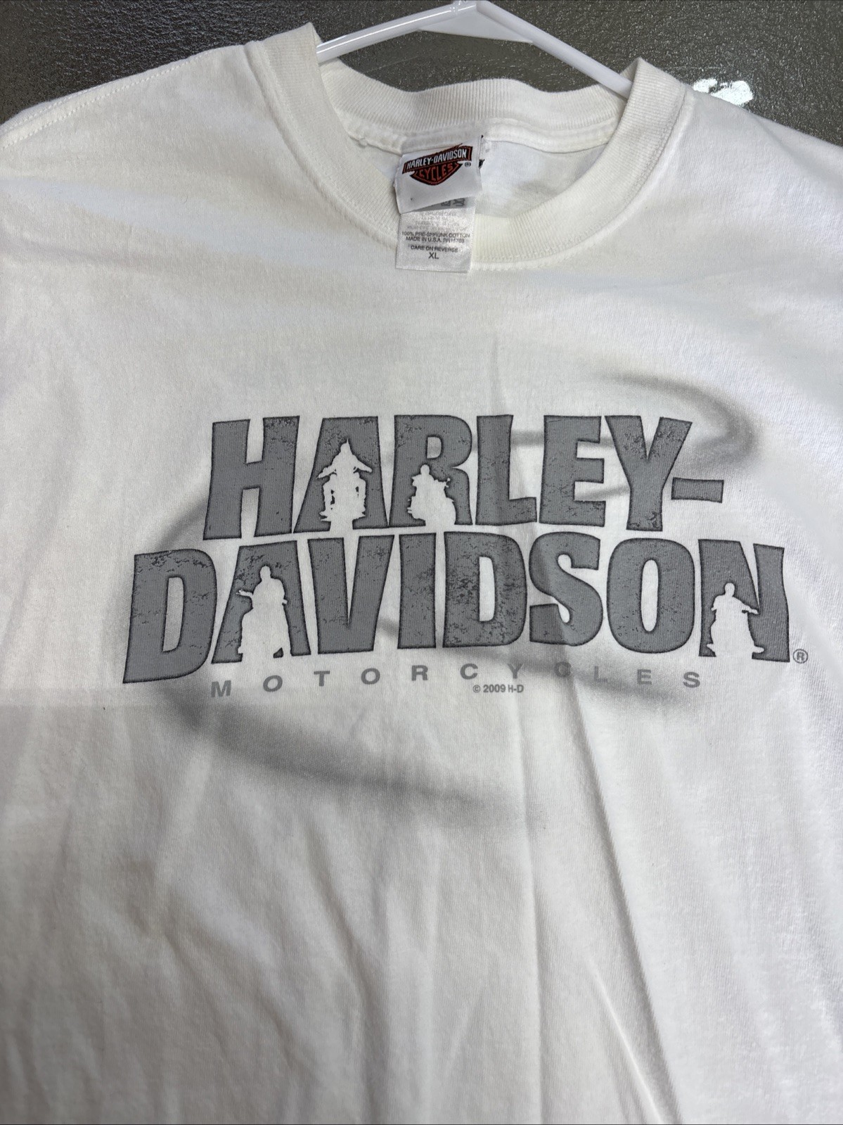 Vintage 90s Harley Davidson Erie PA T-Shirt XL Hanes Beefy-T Made in USA NWOT
