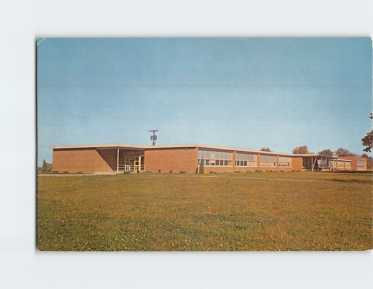 Postcard Union City Wayne High School Union City IN Indiana Vintage