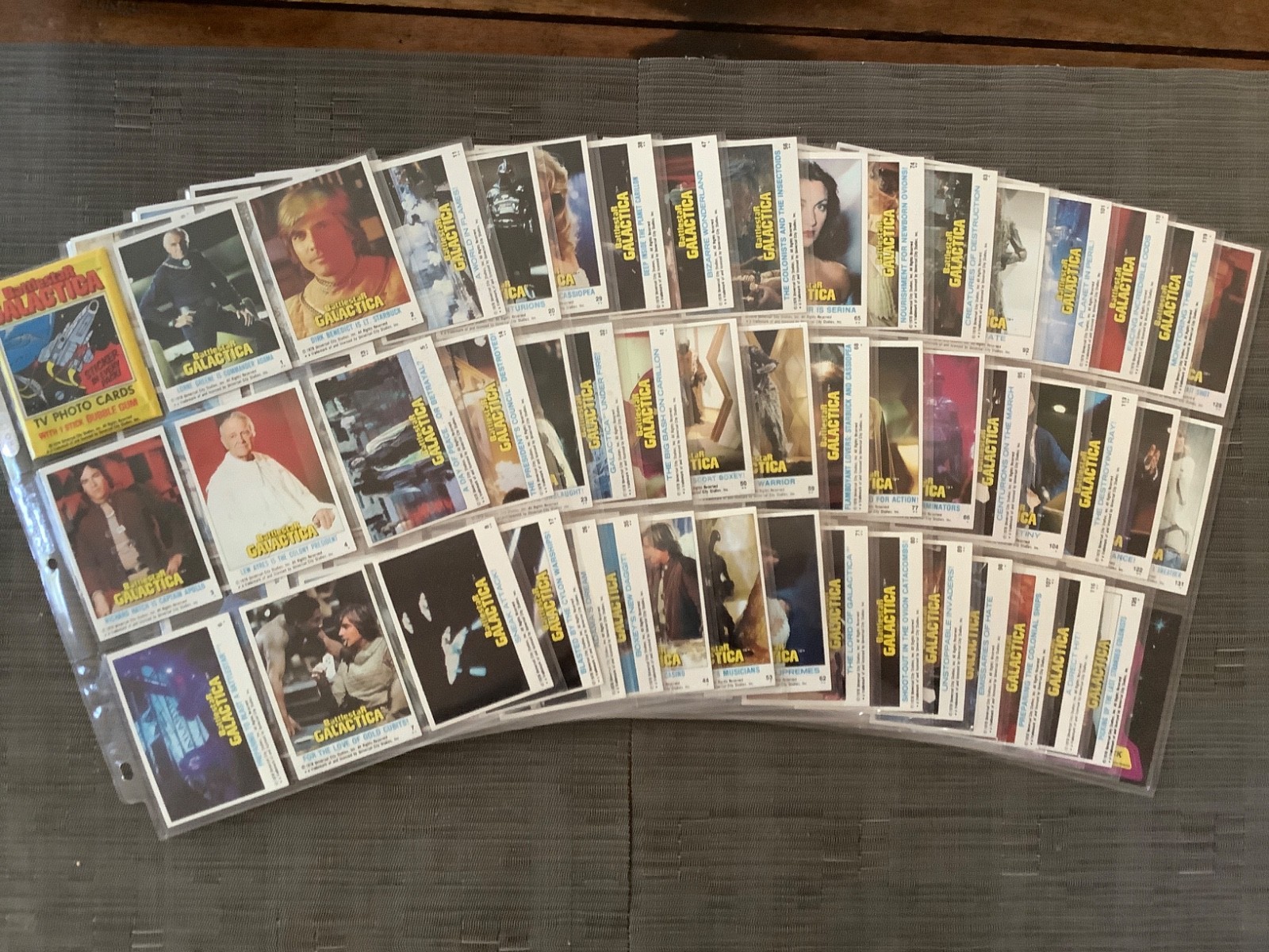 1978 Topps Battlestar Galactica Complete Set, NM-MT, 132 Cards, 22 Stickers 1978 Topps Battlestar Galactica Complete Set, NM-MT, 132 Cards, 22 Stickers