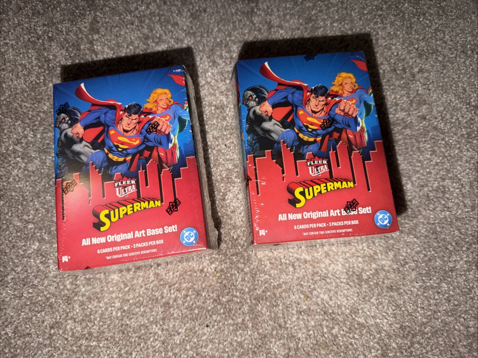 (2) 2025 Upper Deck Fleer Ultra Superman Blaster Boxes