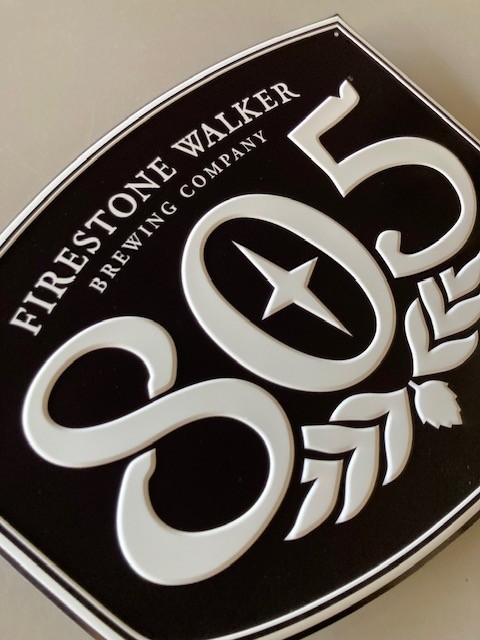 ✅ NEW 805 Firestone Walker Craft Shield Metal Tin Sign Beer Bar Mancave