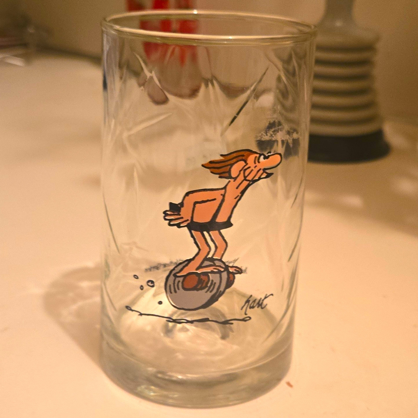 Arby\'s B.C. Ice Age Collector Series Glass 1981