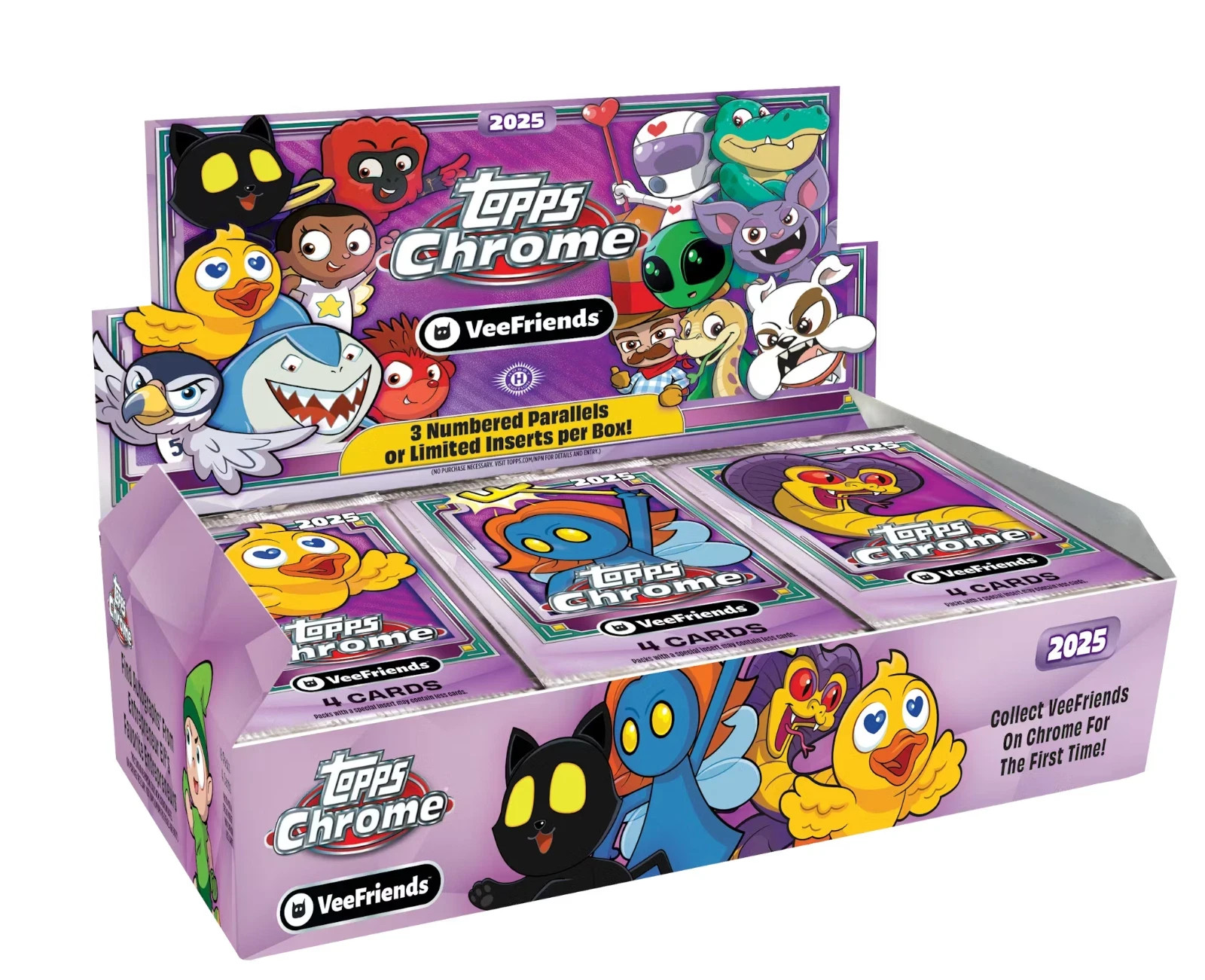 2025  VeeFriends - Topps Chrome Hobby Box Factory Sealed Gary Vee