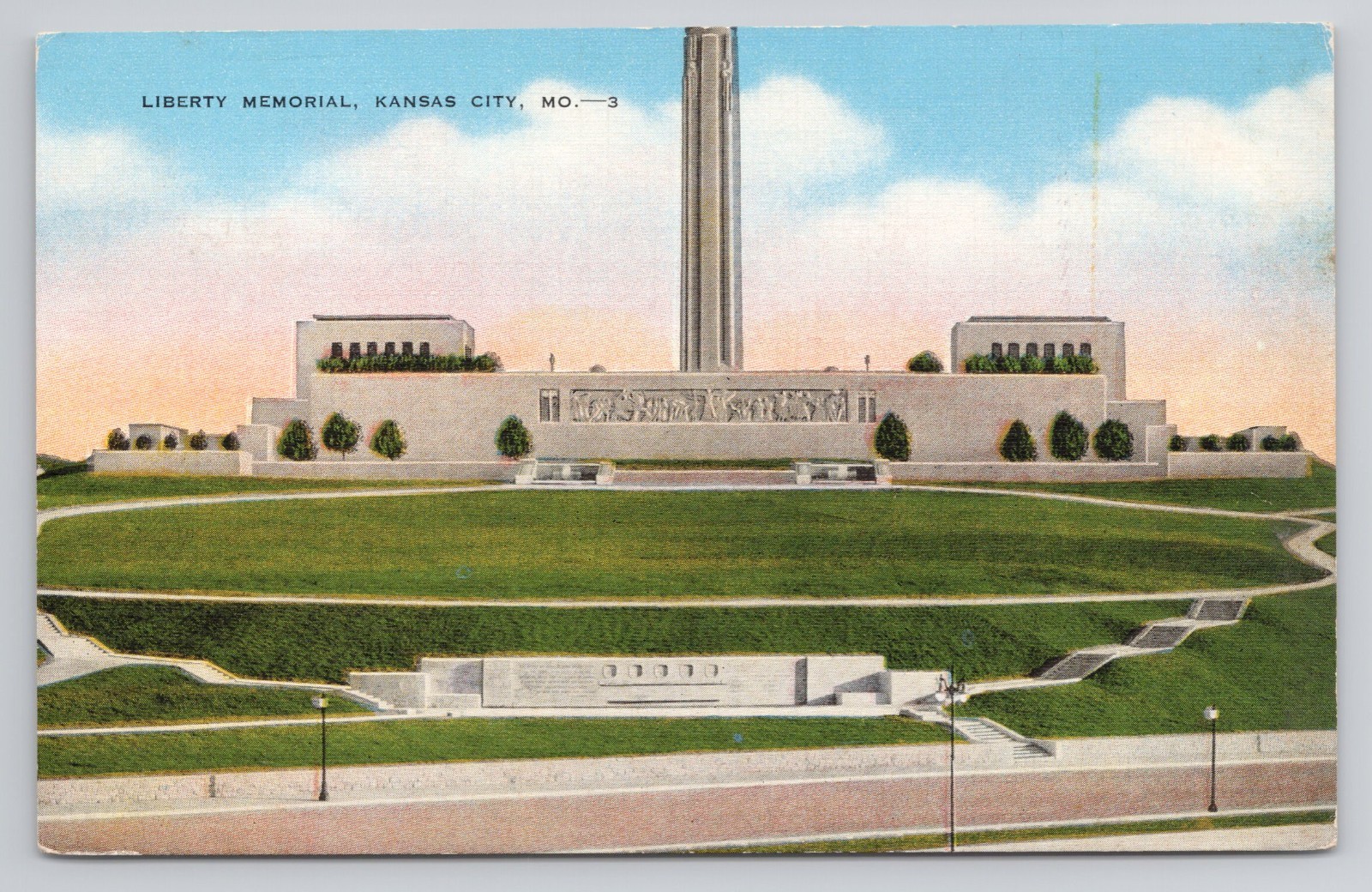 Liberty Memorial Kansas City Missouri Postcard Liberty Memorial Kansas City Missouri Postcard