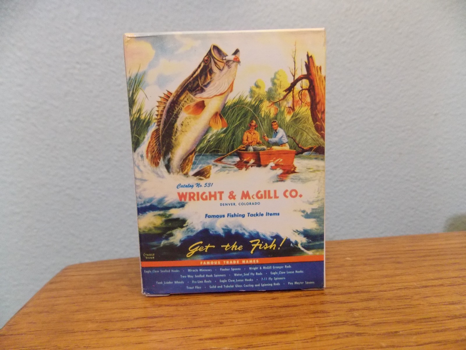 Eagle Claw/Wright and McGill promo vintage playing cards
