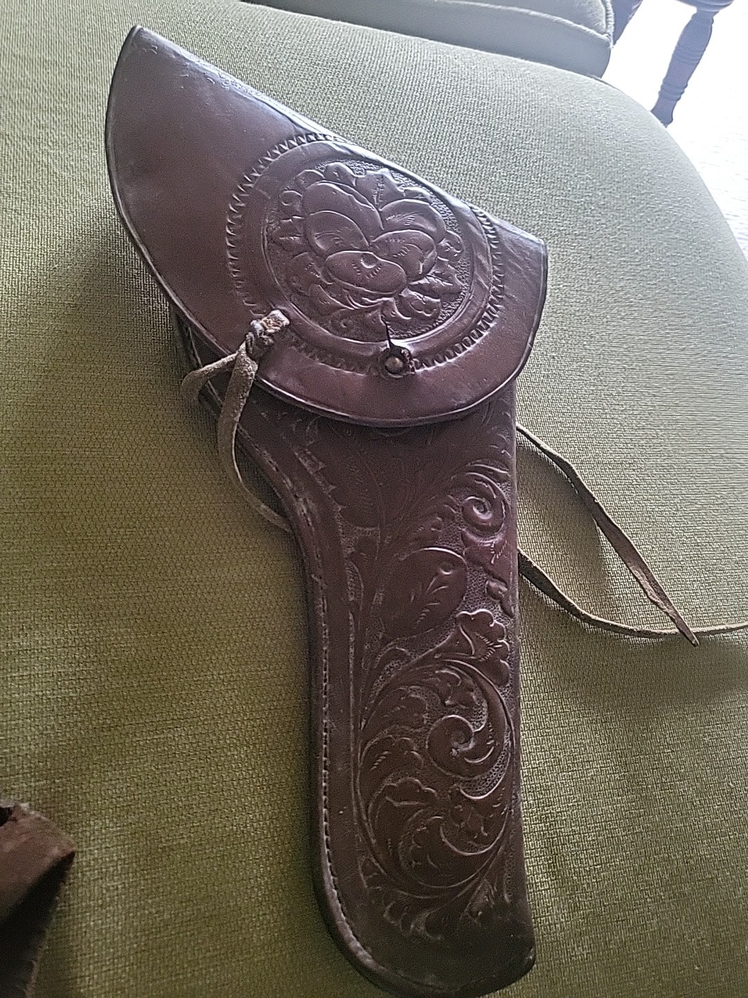 Original Pre WW1 US 1908 Revolver Holster Rock Island Arsenal 38 Cal. Beautiful 