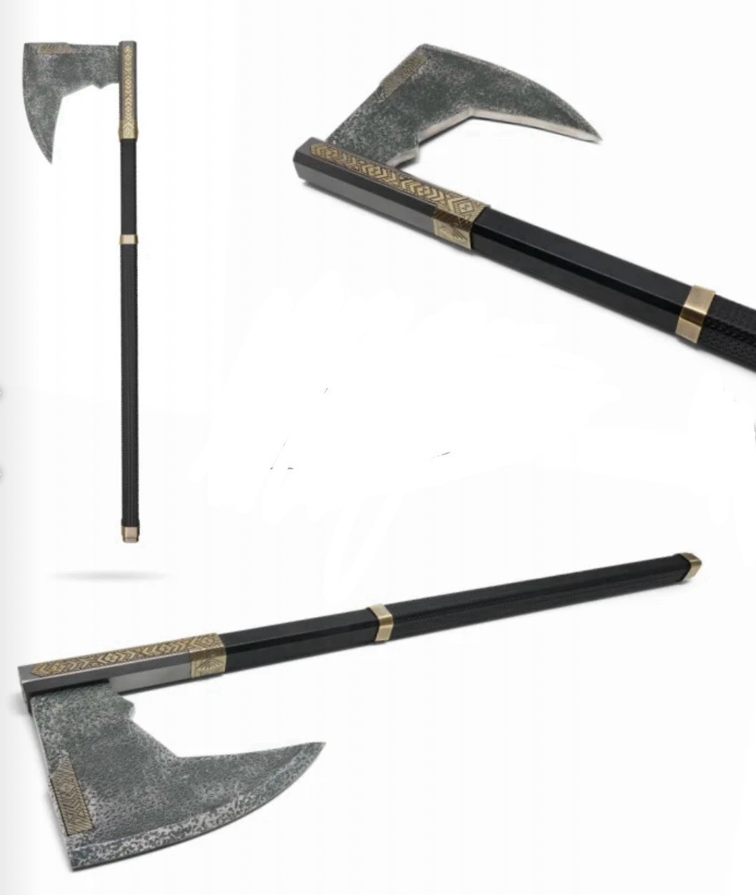 Gimli Battle Axe Heavy Duty 1:1 Full Size Real Metal 34” Lotr