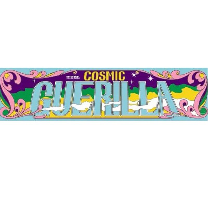 Cosmic Guerilla Arcade Marquee Translite Cosmic Guerilla Arcade Marquee Translite