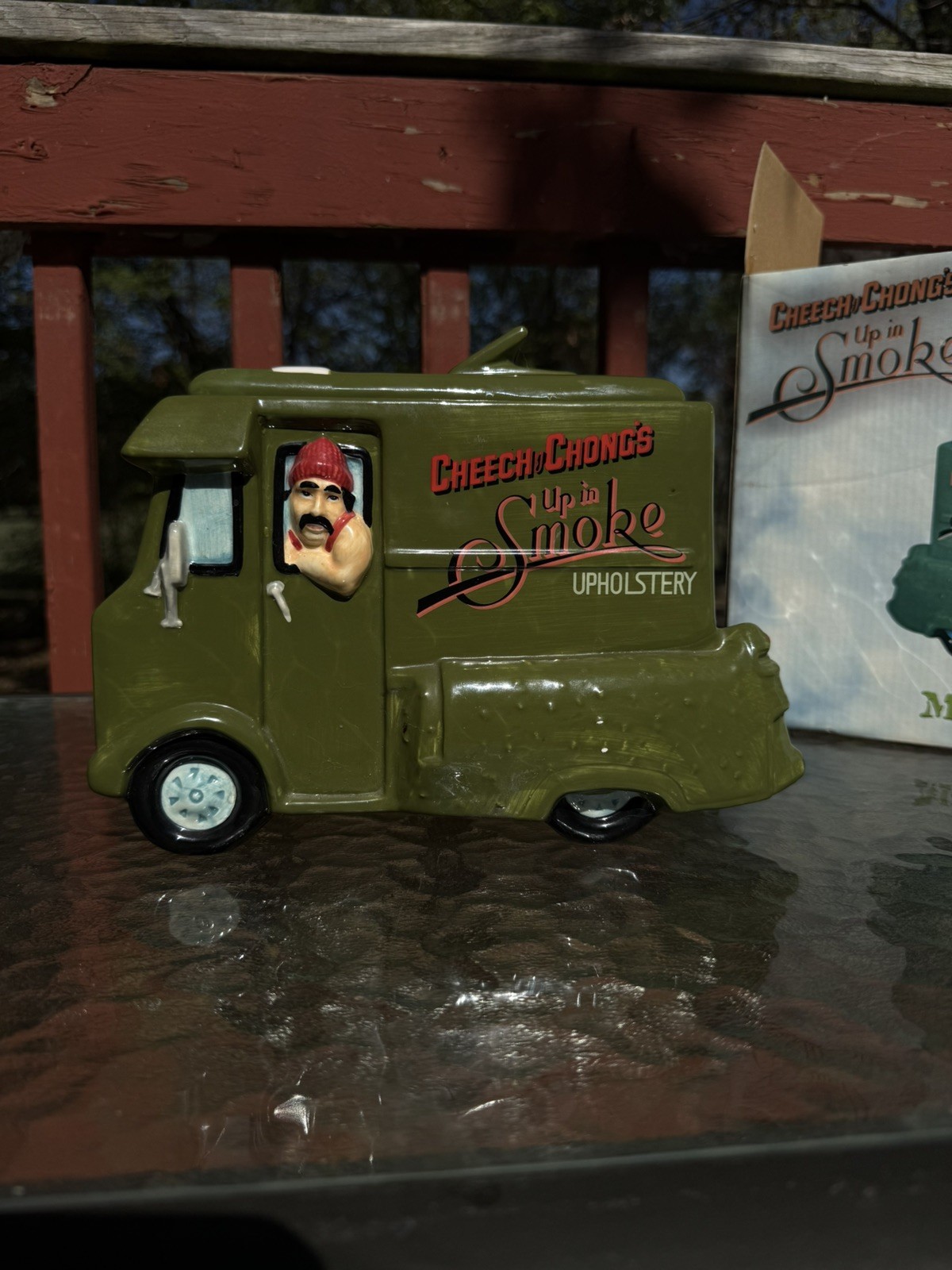 Vintage NECA Cheech & Chong Up in Smoke Van Ceramic Munchie Jar RARE