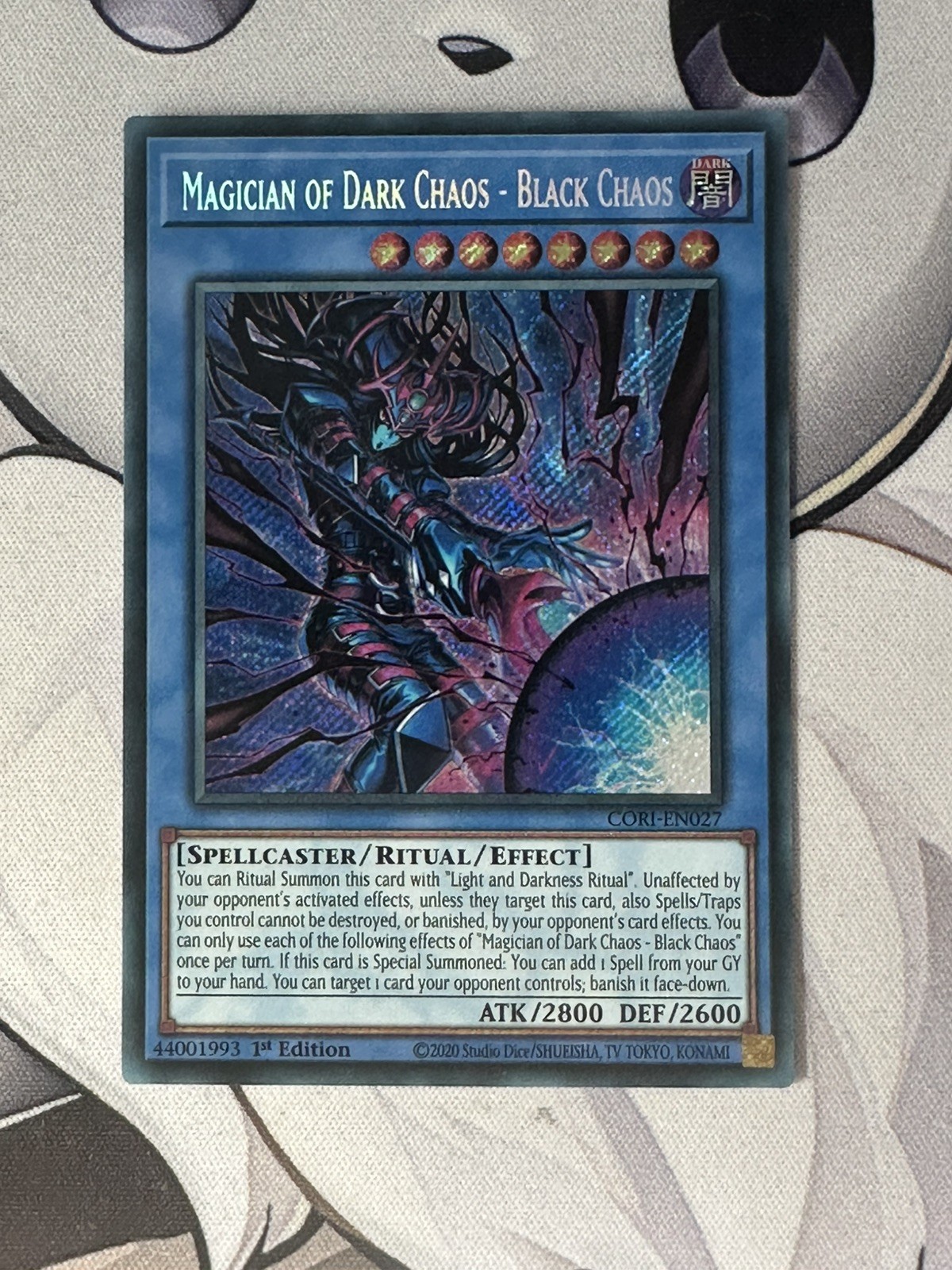 CORI-EN027 Magician of Dark Chaos - Black Chaos Secret Rare 1st Ed YuGiOh 