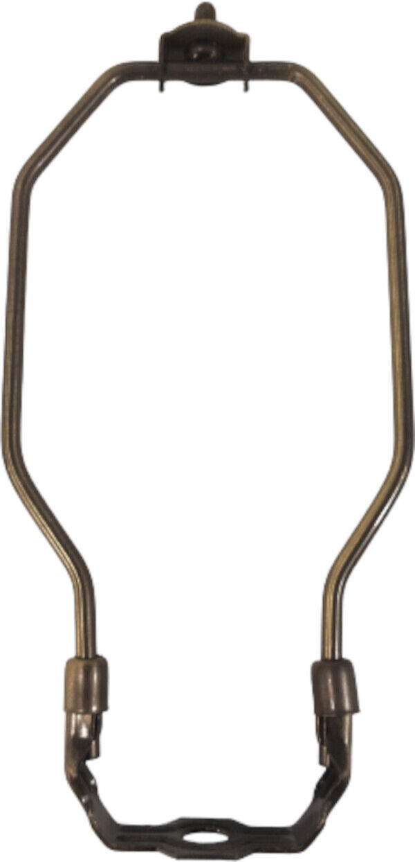 7” Lamp Harp & Saddle Antique Brass Bronze Finish Heavy Duty *Free Shipping*