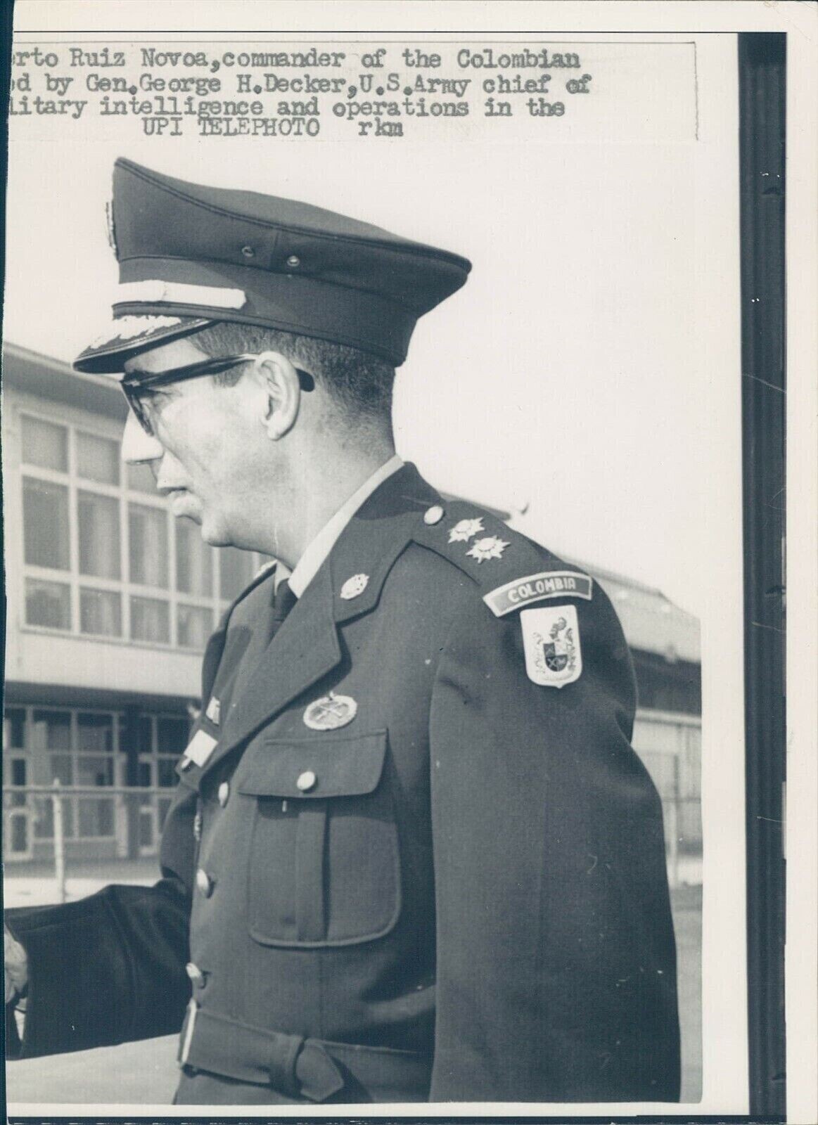 1961 Major General Alberto Ruiz Novoa Military Commander US Army Chief Photo