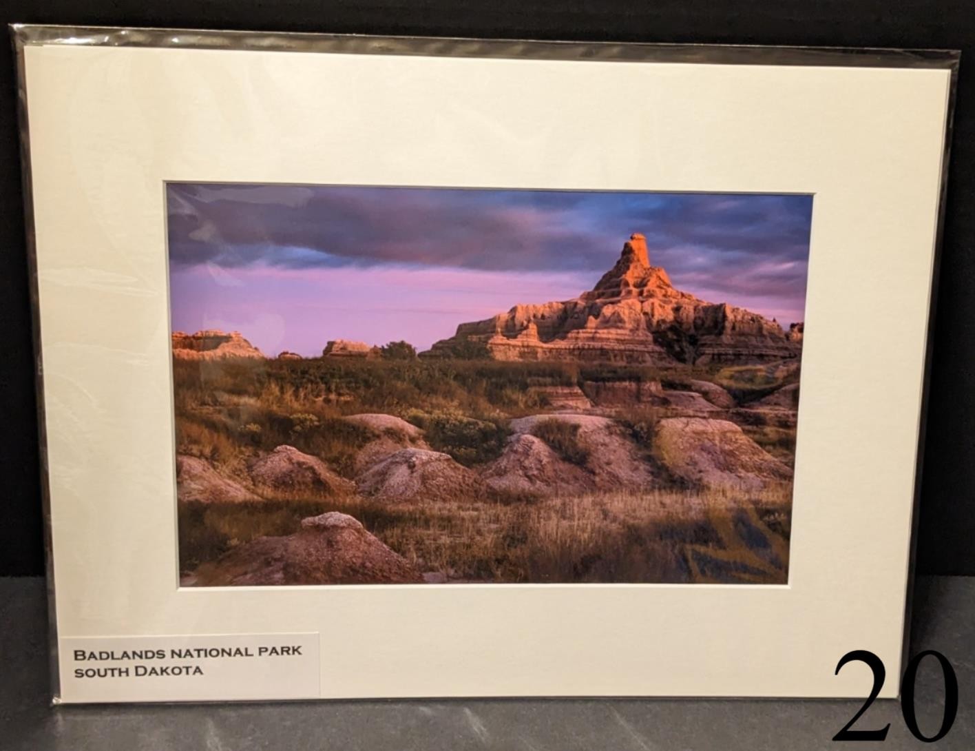 Photograph Badlands National Park South Dakota  Scenic 12x16 matted Art