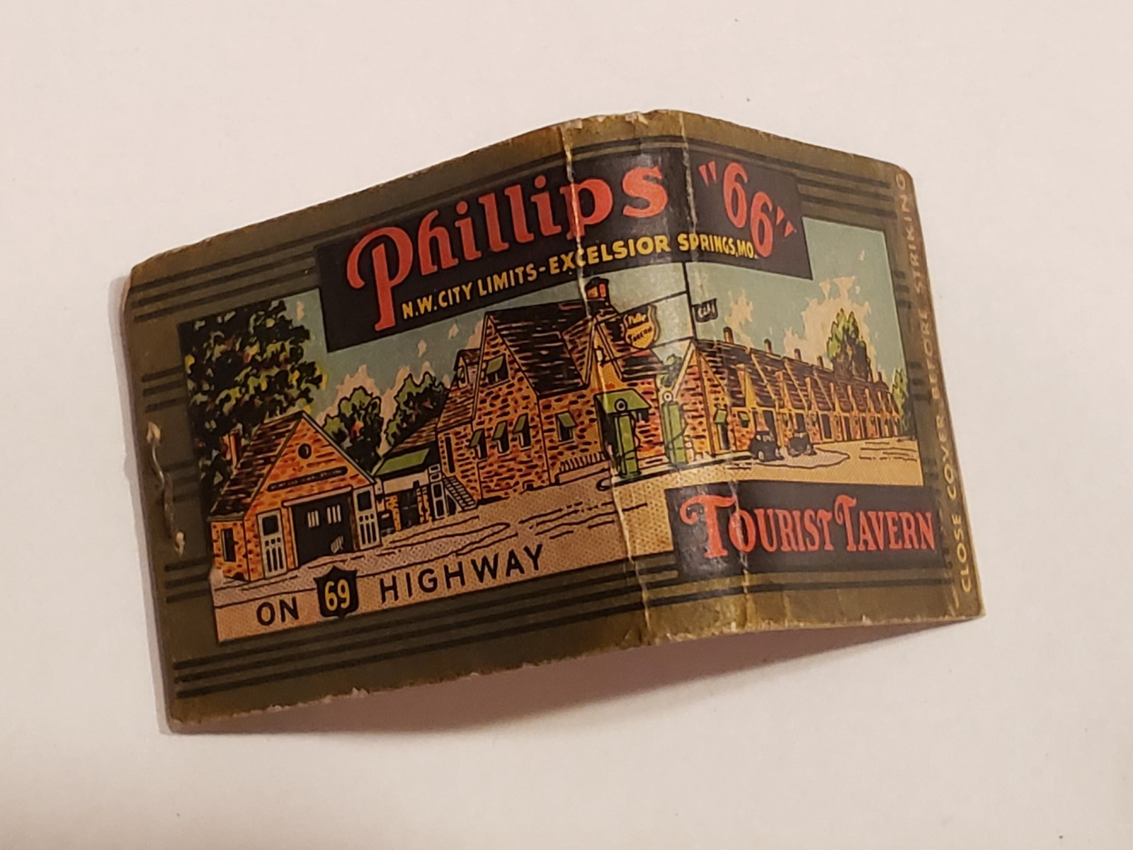 Vtg 1940s Matchbook - PHILLIPS 