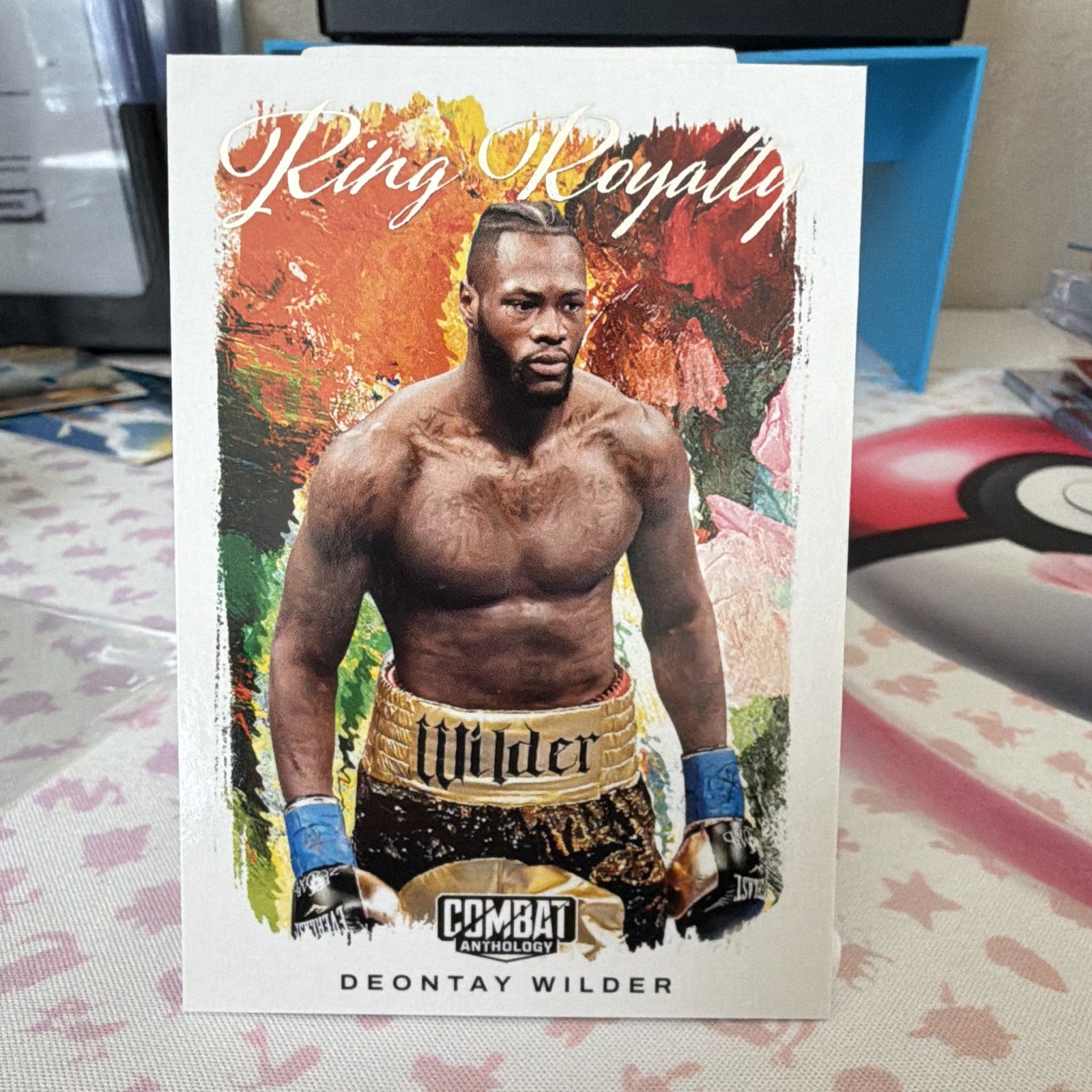 Panini 2025 Combat Anthology King Royalty Deontay Wilder #25 Card