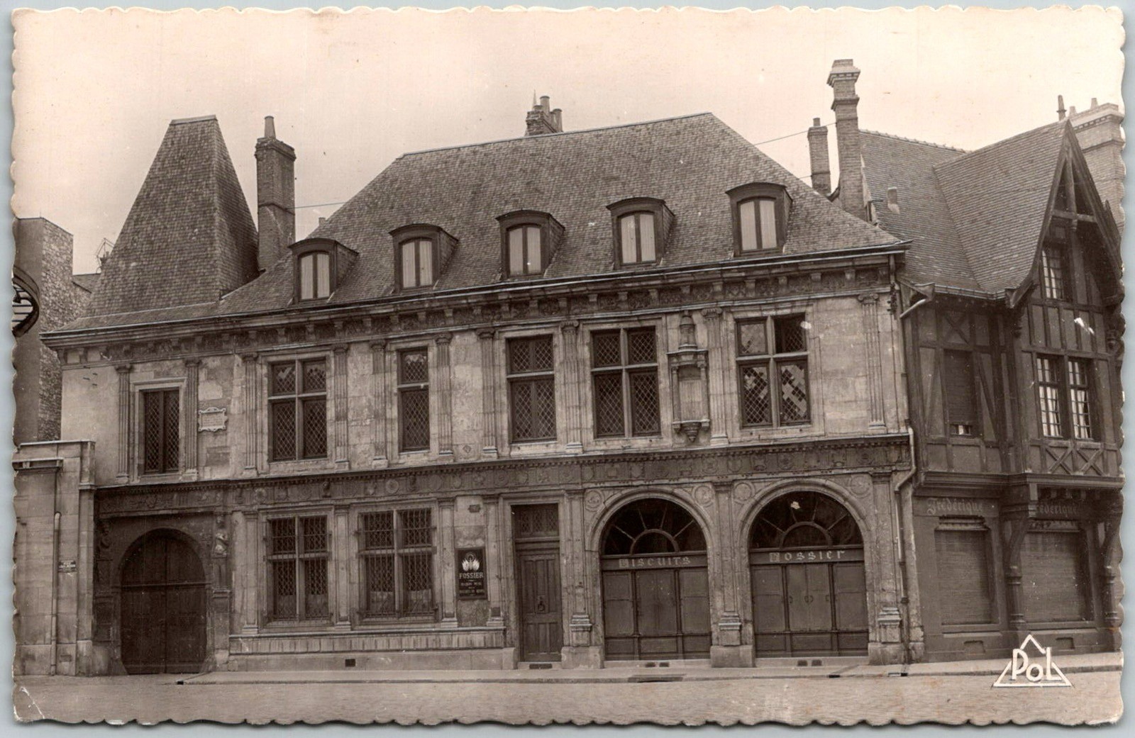 Reims France Maison Natale De Saint Jean Baptiste Salle Vintage RPPC Postcard