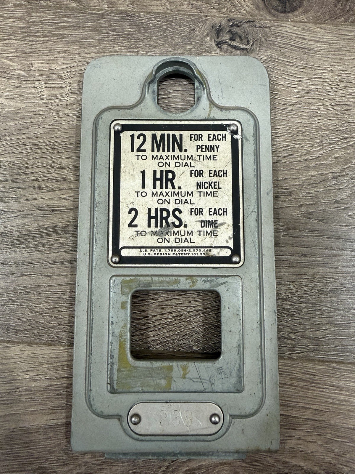 Duncan Miller Model 50 Coin Door Parking Meter