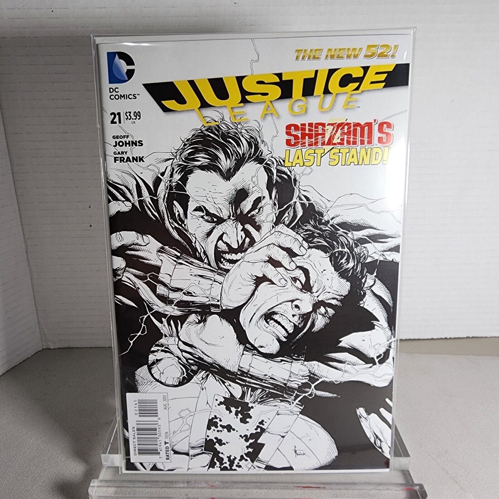Justice League 21 1:100 Frank Sketch Variant 1st Shazam Family NM 
