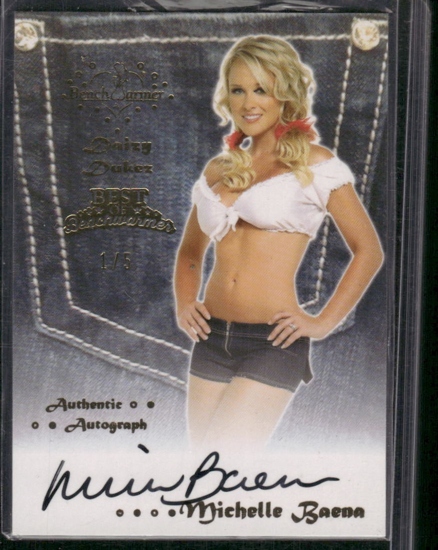 MICHELLE BAENA 2012 Benchwarmer Best of Bench Warmer Daizy Dukez Auto #D 1/5