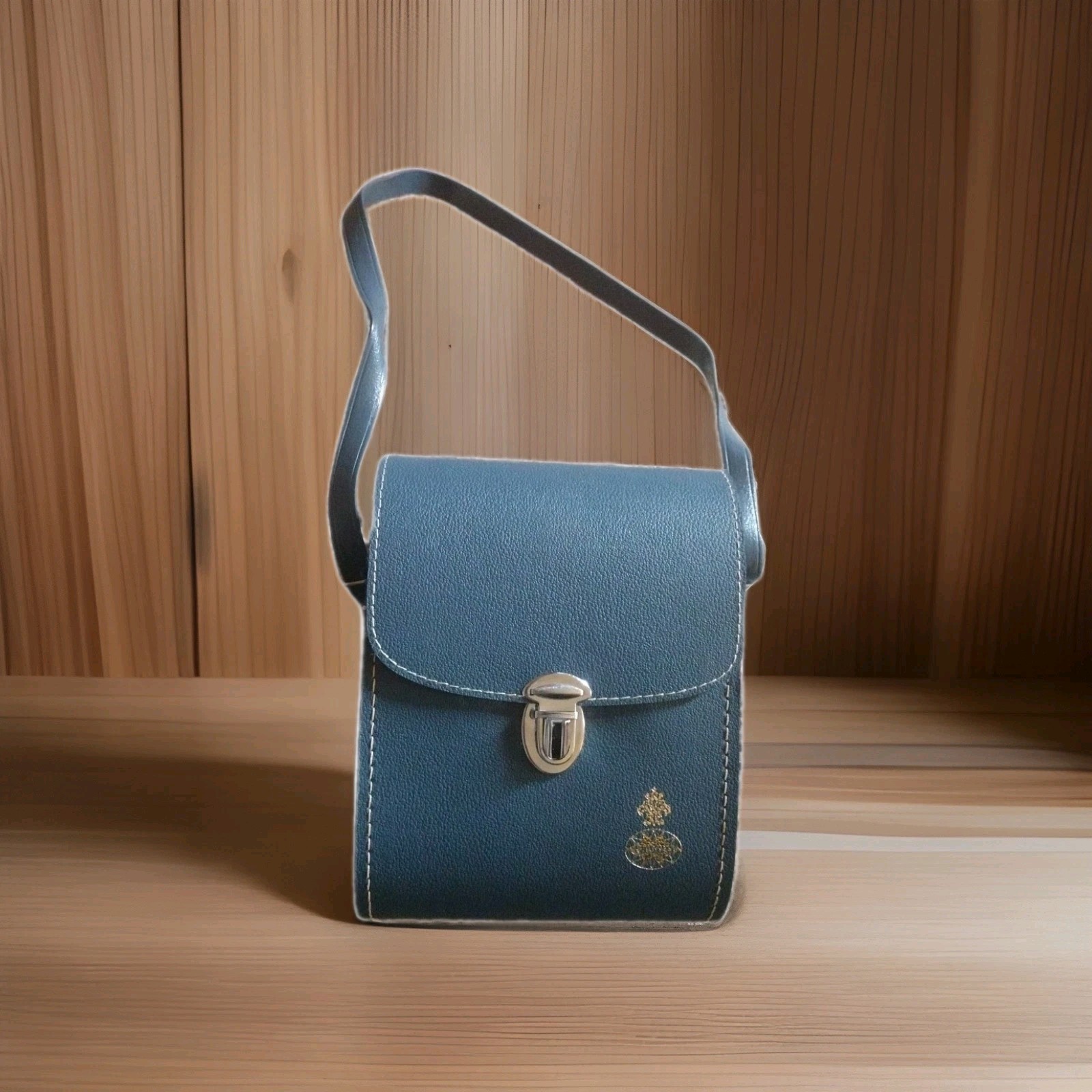 Vintage Tasco Binocular Case Greenish Blue *CASE ONLY*