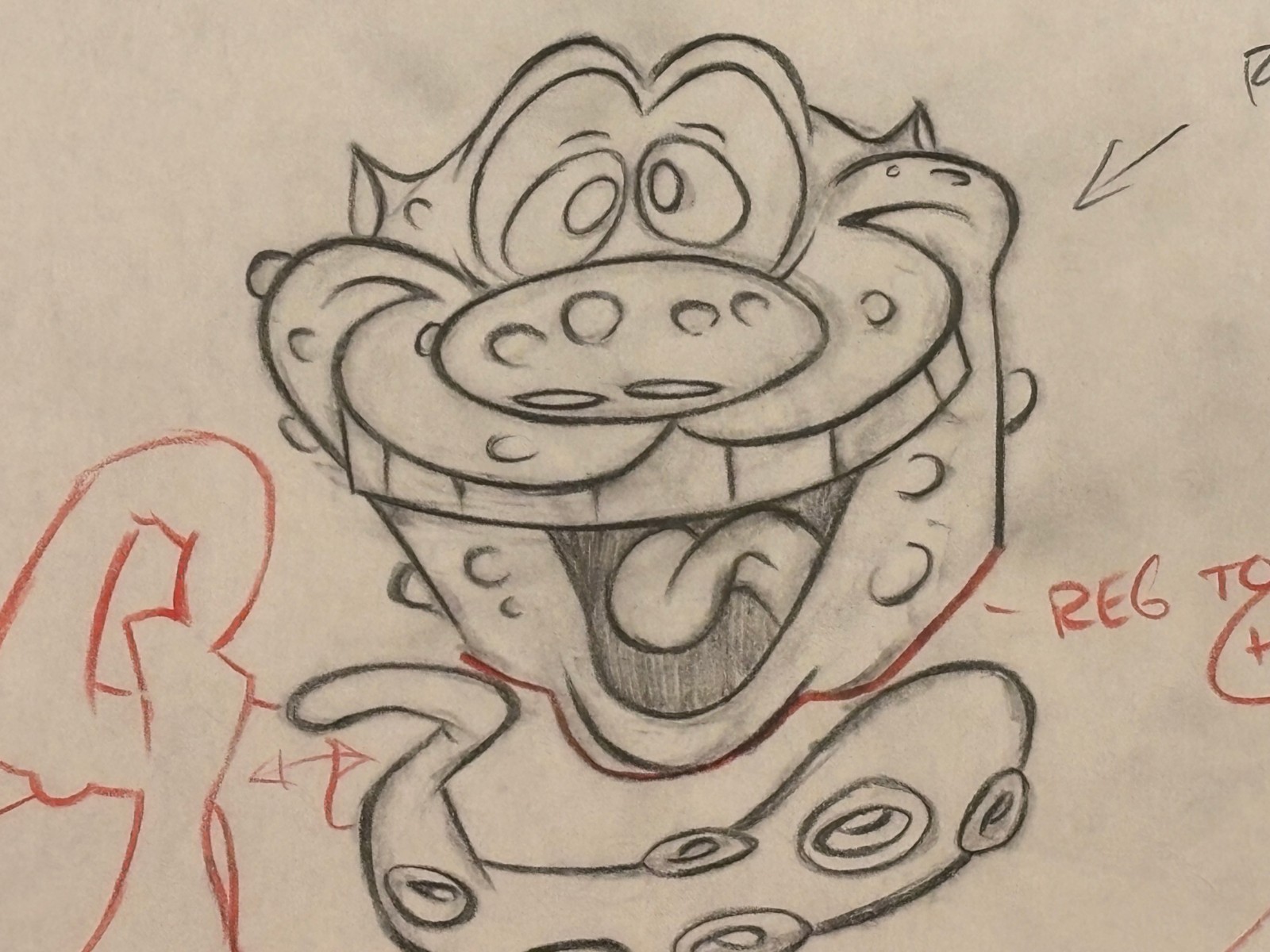 THREE Ren and Stimpy Production Drawings - SEALS and COA HUGE and GORGEOUS