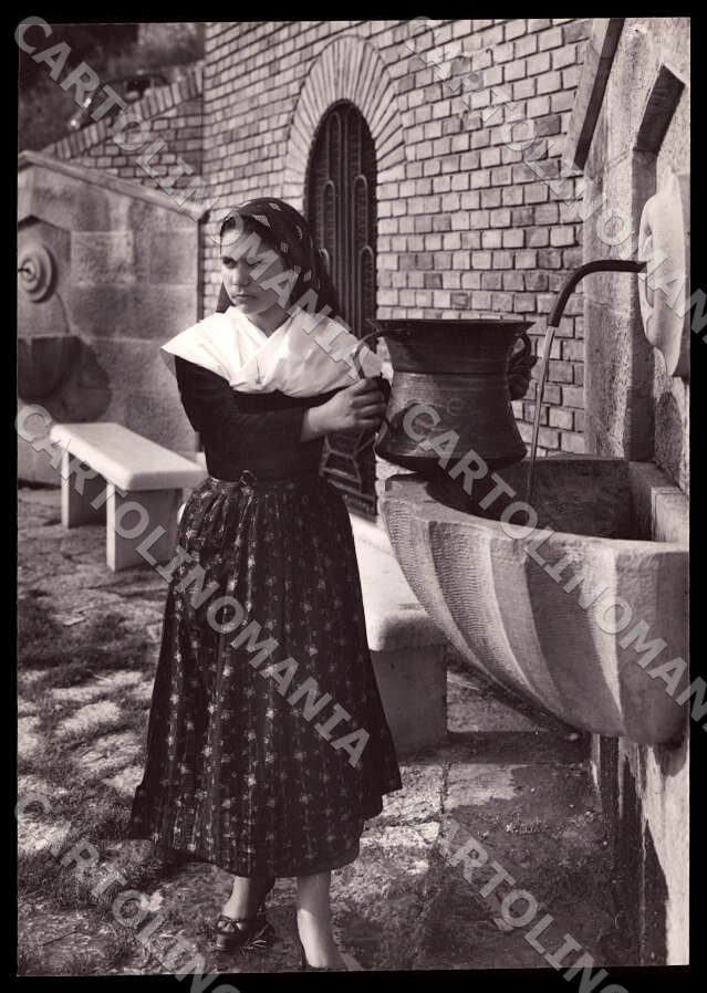 Pescara Caramanico Thermal Station Costume Pisciarello FG Photo Postcard GM1440