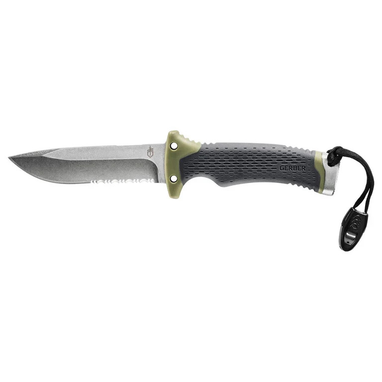 Gerber Ultimate Survival Knife with Sheath & Firestarter