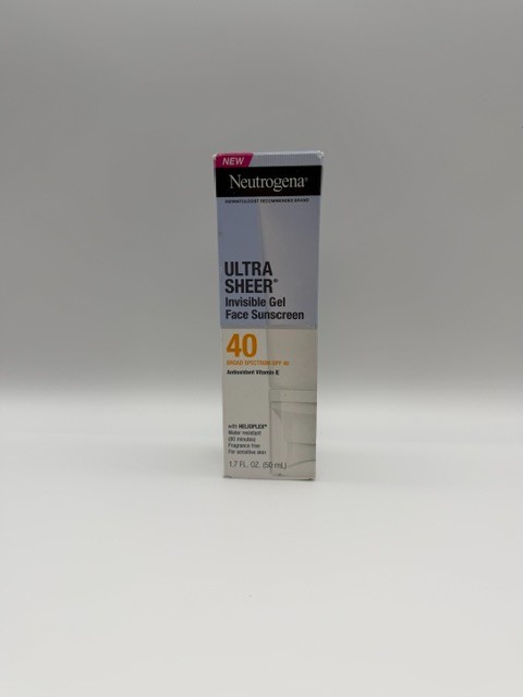 Neutrogena Ultra Sheer Invisible Gel Face Sunscreen SPF 40 Facial Sunscreen