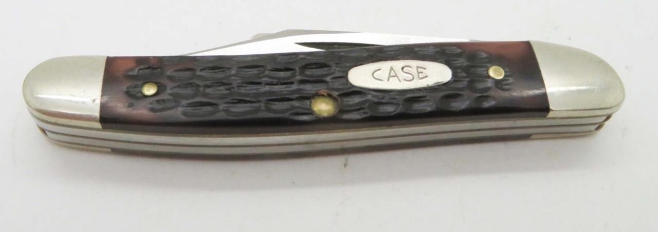 J28) 1980'S CASE 63087 STOCKMAN KNIFE