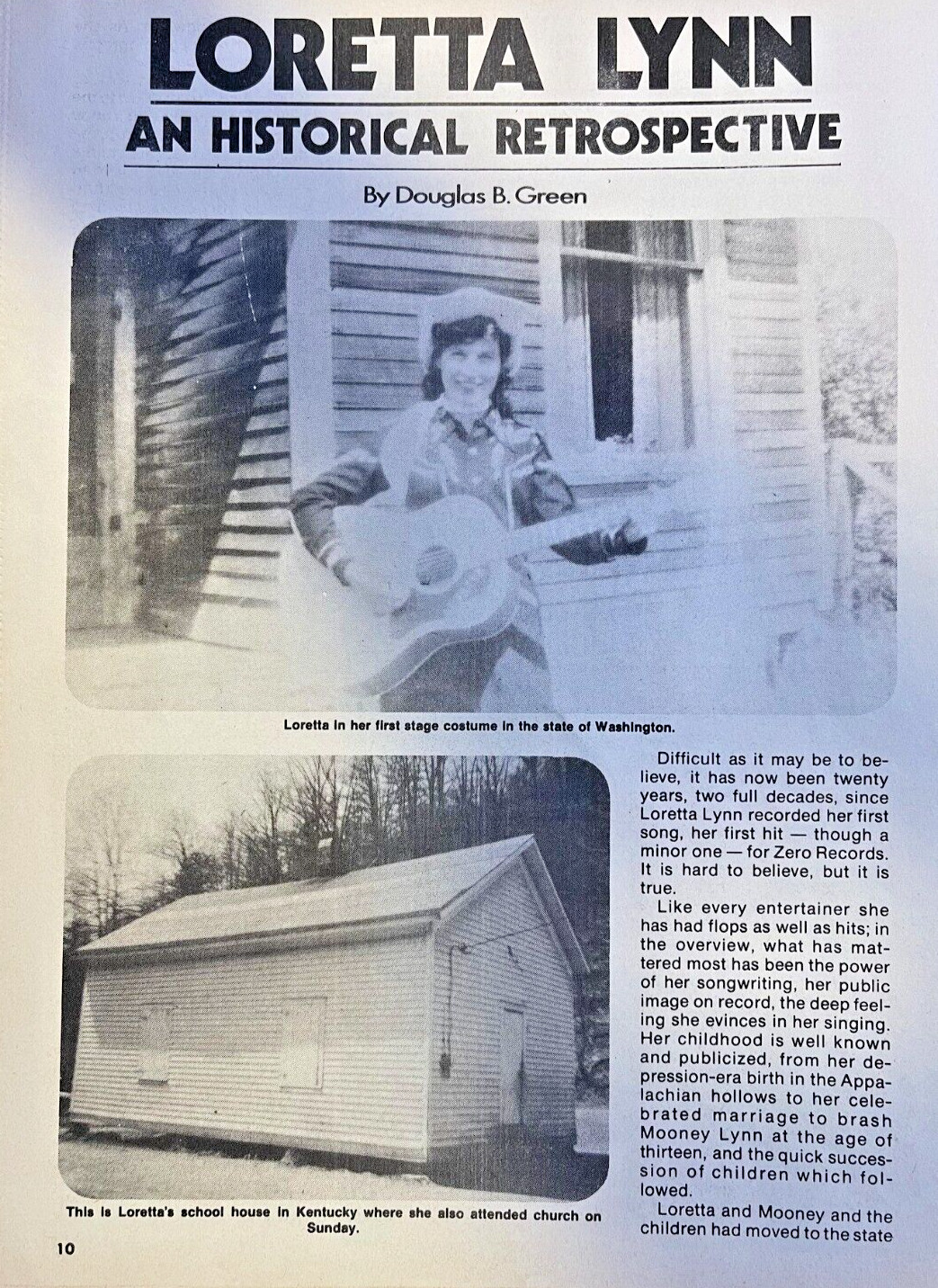 1980 Country Singer Loretta Lynn
