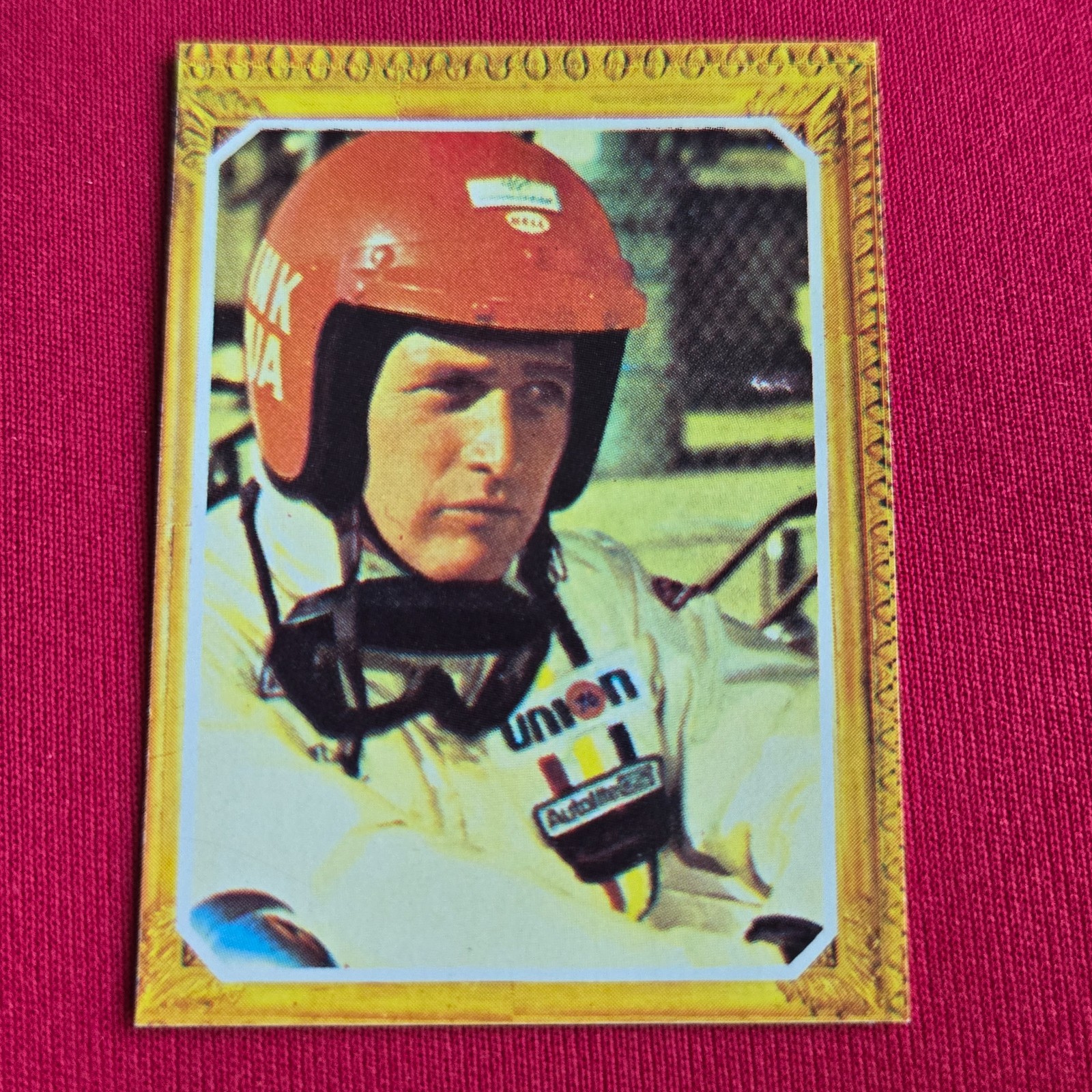 Paul Newman 1970s Mis Favoritos #88 Movie Star Auto Racing Trading Card