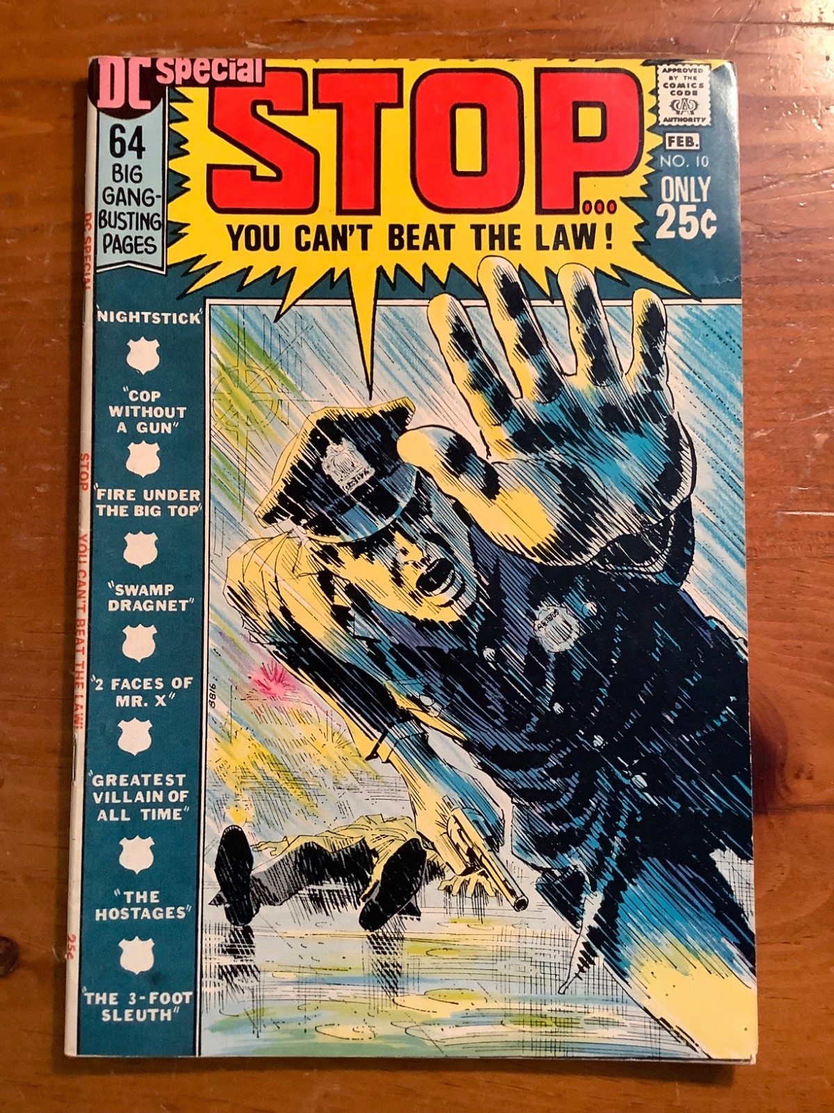 DC Special 10 1971 VF Nick Cardy Cover High Grade Complete Cop Without A Gun